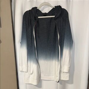 Torrid Gradient Blue Zip Up Cardigan